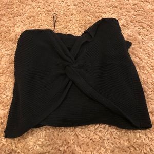 American eagle sweater reversible front and back